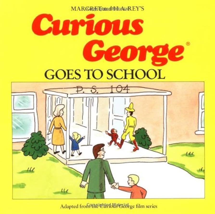 Curious George goes to school