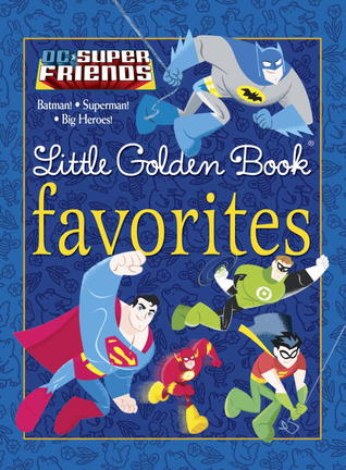 DC super friends little Golden Book favorites.