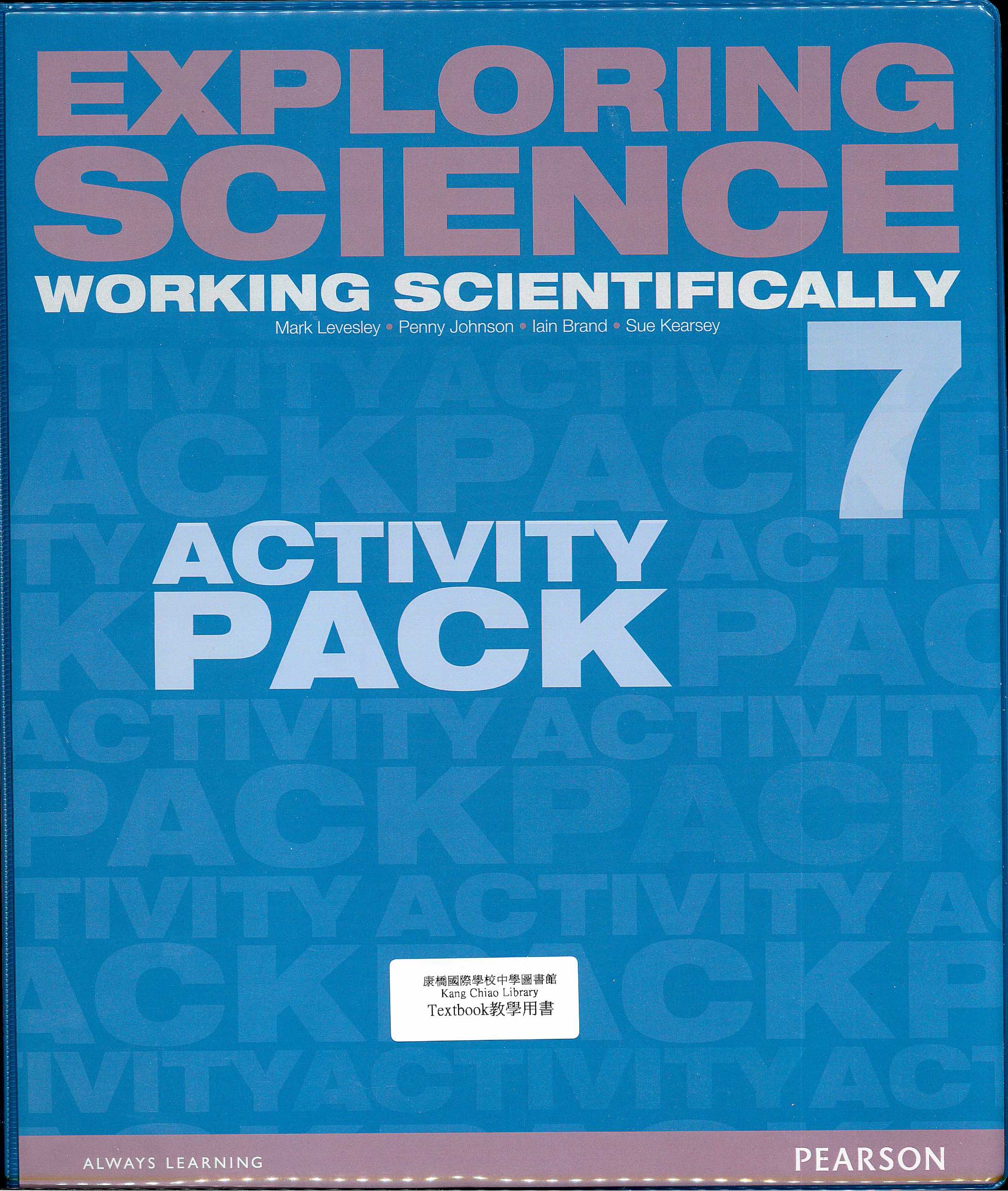 Exploring science : working scientifically(7) : activity pack