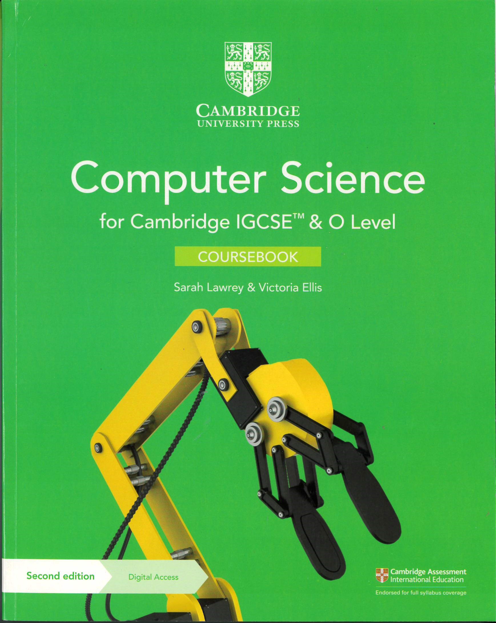 Computer science for Cambridge IGCSE and O level : coursebook