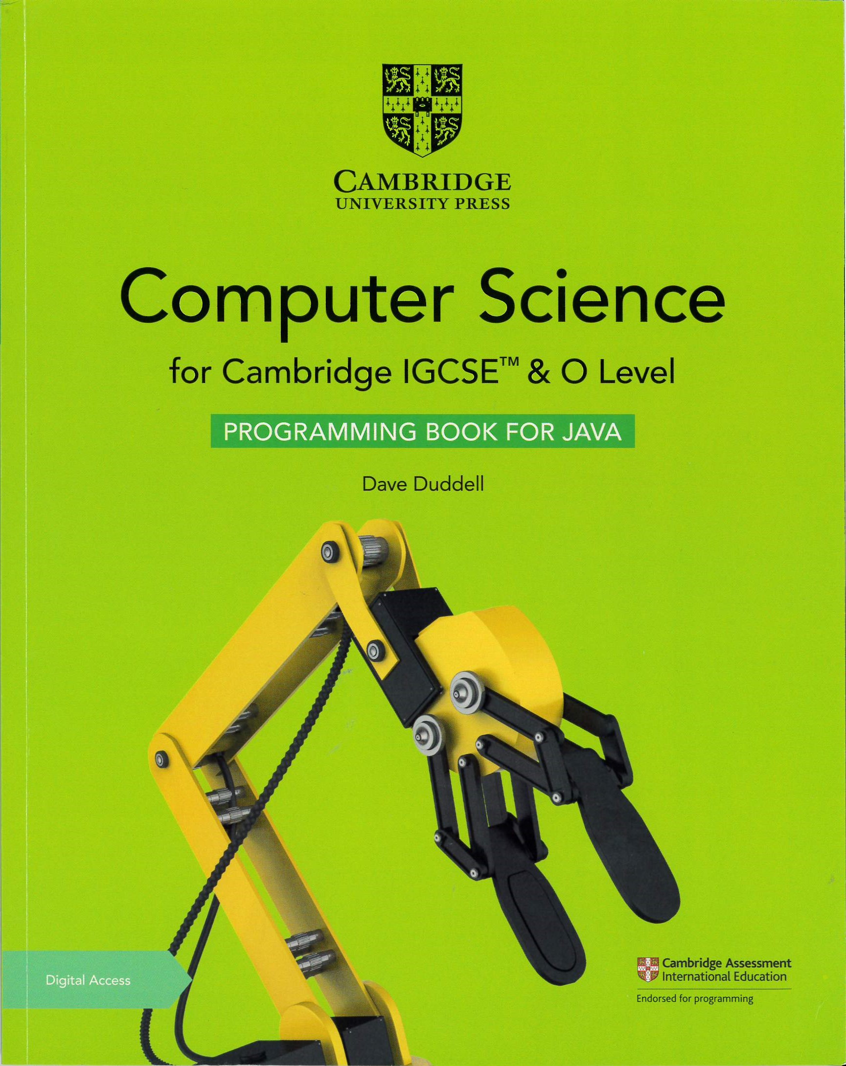 Computer science for Cambridge IGCSE and O level : programming book for Java