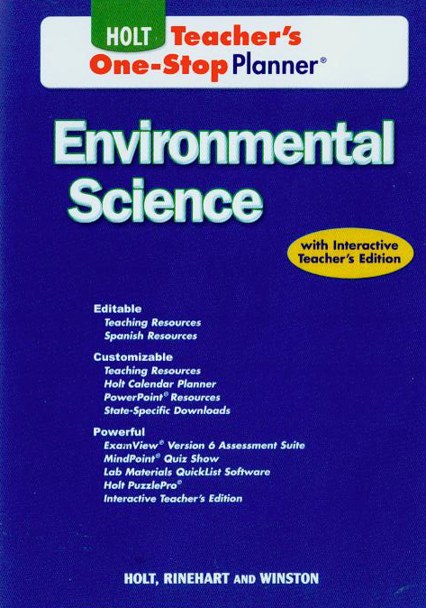 Holt environmental science  : teacher