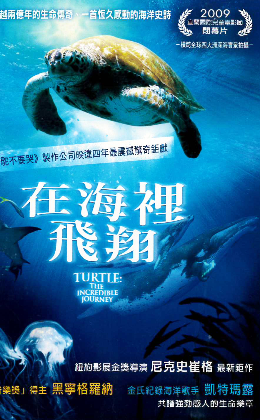 在海裡飛翔 : Turtle : the incredible journey