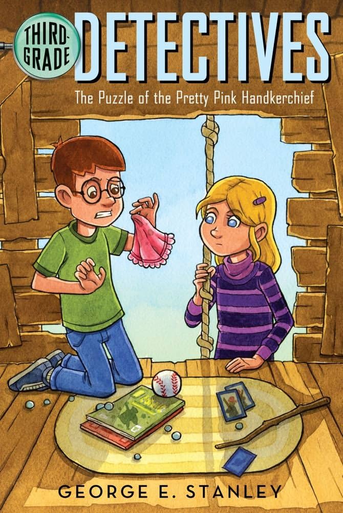 Third-Grade-Detectives  : The Puzzle of the Pretty Pink Handkerchief