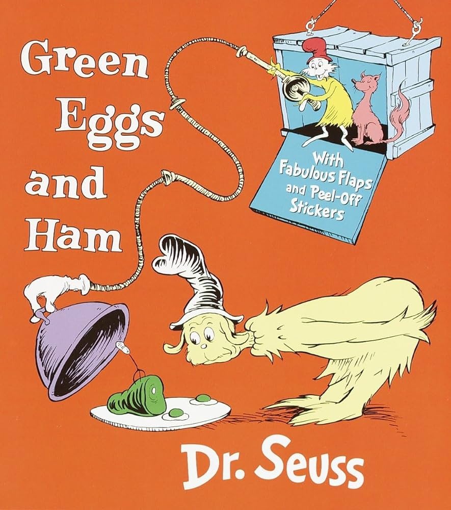 Green eggs and ham  : with fabulous flaps and peel-off stickers