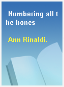 Numbering all the bones