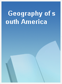 Geography of south America