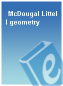 McDougal Littell geometry
