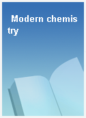 Modern chemistry