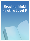 Reading-thinking skills Level F