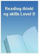 Reading-thinking skills Level D