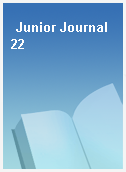 Junior Journal 22
