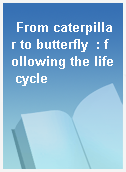 From caterpillar to butterfly  : following the life cycle