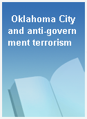 Oklahoma City and anti-government terrorism