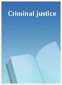 Criminal justice