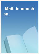 Math to munch on