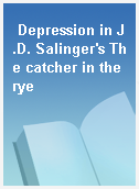 Depression in J.D. Salinger