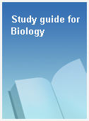 Study guide for Biology