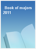 Book of majors 2011
