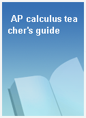 AP calculus teacher