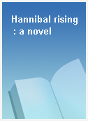 Hannibal rising  : a novel