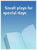 Small plays for special days
