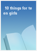 10 things for teen girls