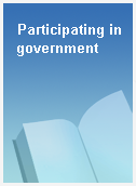 Participating in government