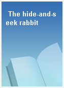 The hide-and-seek rabbit