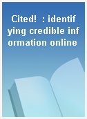 Cited!  : identifying credible information online