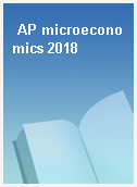 AP microeconomics 2018