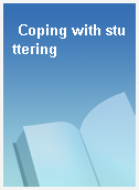 Coping with stuttering