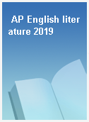 AP English literature 2019