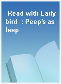 Read with Ladybird  : Peep