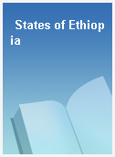 States of Ethiopia