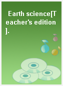 Earth science[Teacher