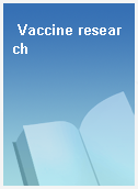 Vaccine research