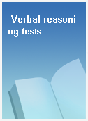 Verbal reasoning tests