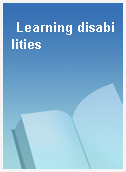Learning disabilities