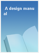 A design manual