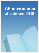 AP environmental science 2018