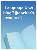 Language & writing[8][teacher