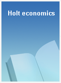 Holt economics