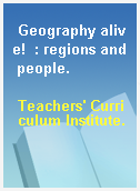 Geography alive!  : regions and people.