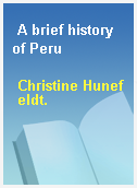 A brief history of Peru