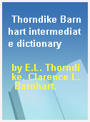 Thorndike Barnhart intermediate dictionary