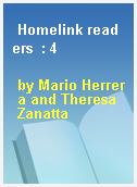 Homelink readers  : 4