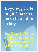 Boyology : a teen girl