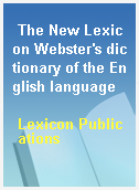 The New Lexicon Webster