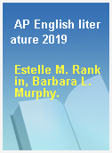 AP English literature 2019